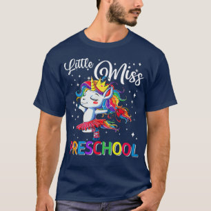 Fröken Preschool Unicorn, första dagen T Shirt