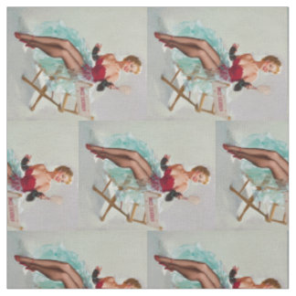 Fröken Sylvania Pin-Up Flicka Tyg