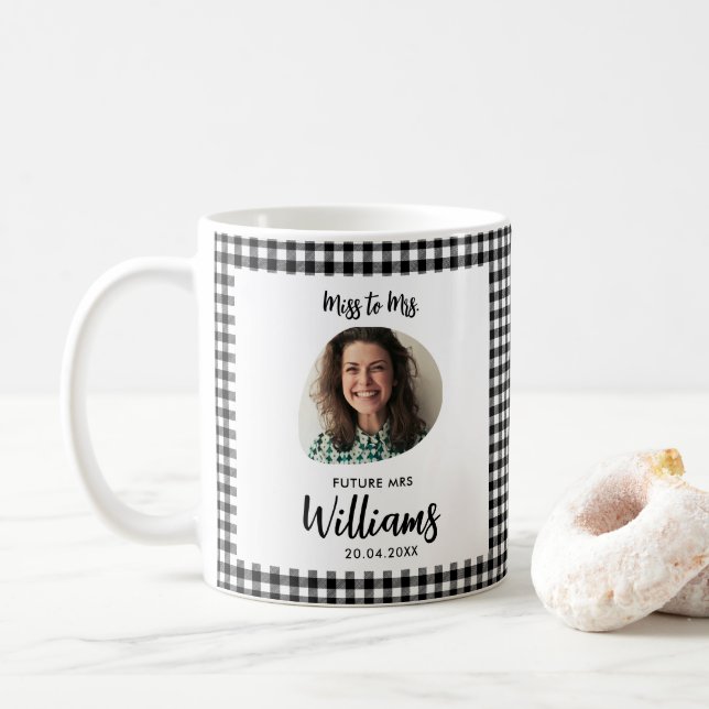 Fröken till fru Future Mrs Modern Boho Kaffemugg (Med munk)