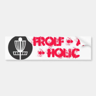 Frolf - A - Holic Bildekal