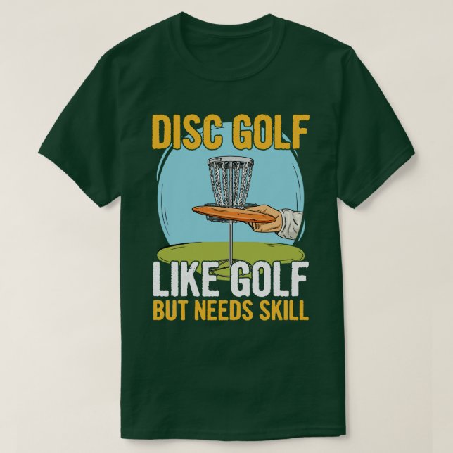Frolf-citat för en skivspelare t shirt (Design framsida)
