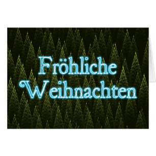 Froliche Weihnachten - Conifers Hälsningskort
