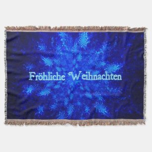 Froliche Weihnachten - Snowburst Filt