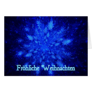Froliche Weihnachten - Snowburst Hälsningskort