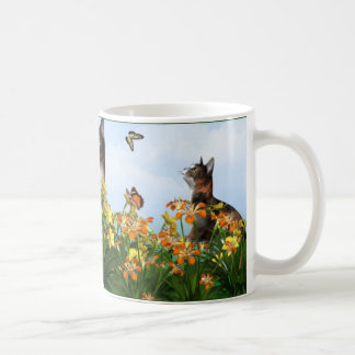 Frolicking Calico Kaffemugg