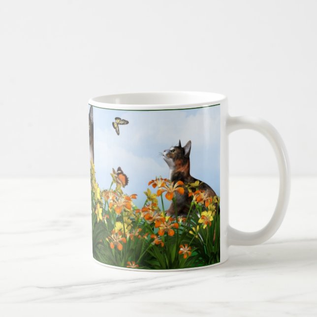 Frolicking Calico Kaffemugg (Höger)