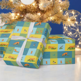 Frolicking Vizslas Presentpapper