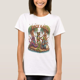 Frolickning av grodor från Fantastisk Froggy Band T Shirt