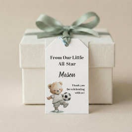 From Our Little All-Star • Custom Baby Shower Presentetikett