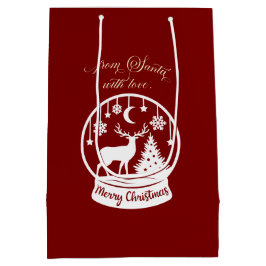 From Santa With Love Snow Globe Deer