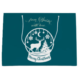 From Santa With Love Snow Globe Deer