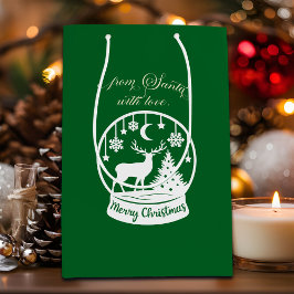 From Santa With Love Snow Globe Deer