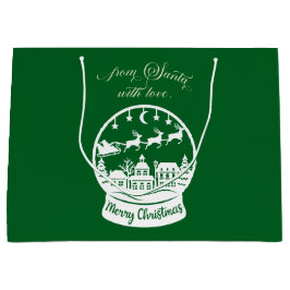 From Santa With Love Snow Globe Santa