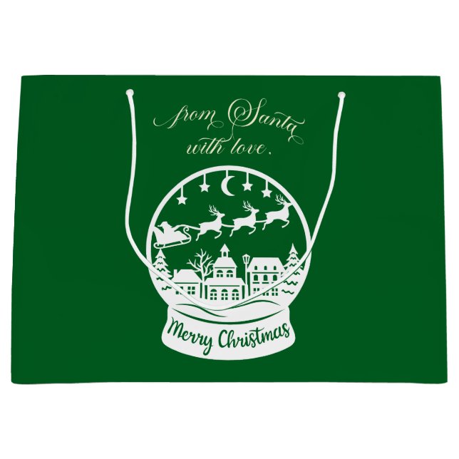 From Santa With Love Snow Globe Santa (Framsidan)