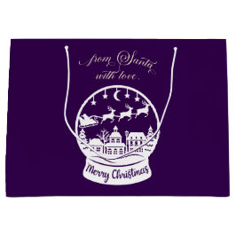 From Santa With Love Snow Globe Santa