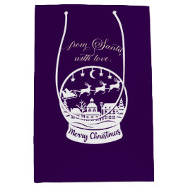 From Santa With Love Snow Globe Santa