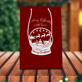 From Santa With Love Snow Globe Santa