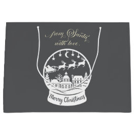 From Santa With Love Snow Globe Santa