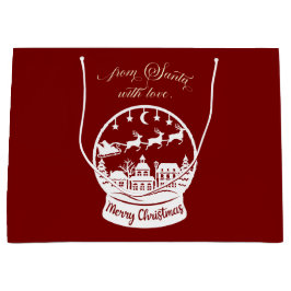 From Santa With Love Snow Globe Santa