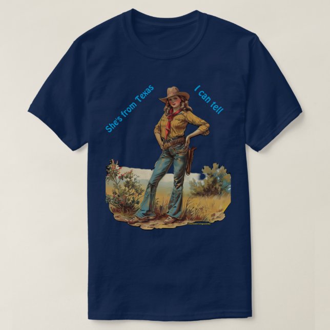 From Texas T Shirt (Design framsida)