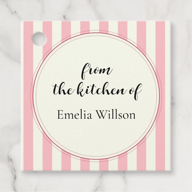 From the kitchen of Small Business Gåvor Etiketter (Framsida)