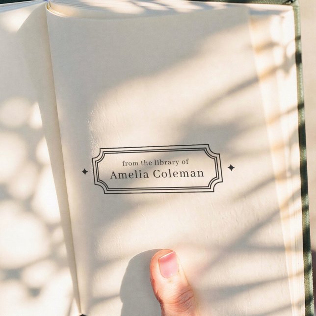 From the Library of Retro Frame Diamonds Book Stämpel (Skapare uppladdad)