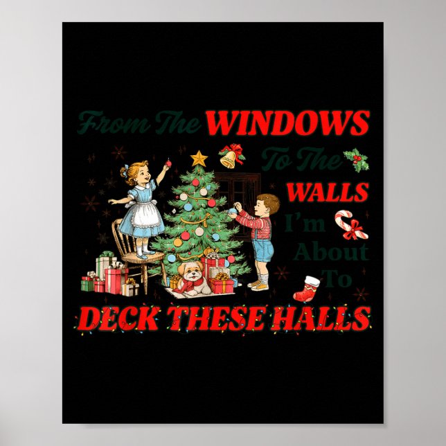 From The Windows To The Walls Cute Christmas Holid Poster (Framsidan)