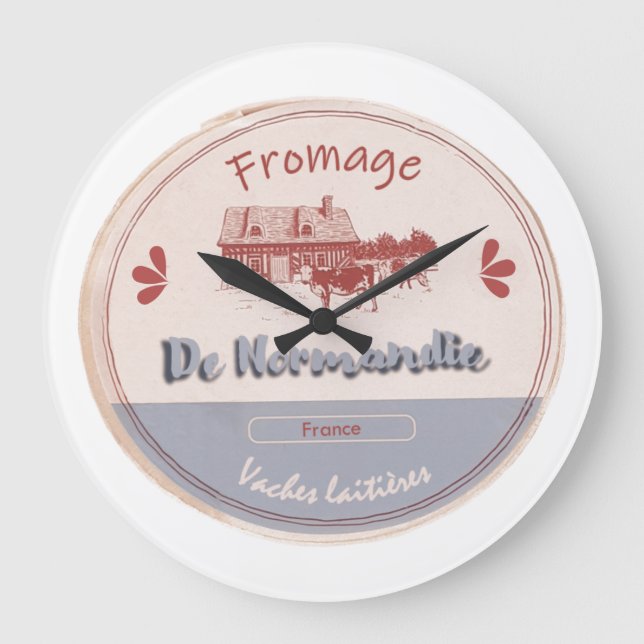 Fromage de normandie stor klocka (Framsida)