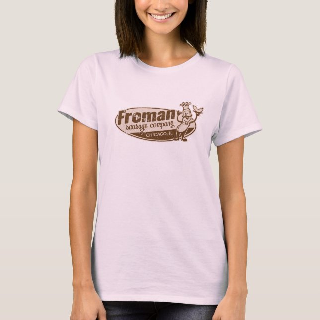 Froman korv co chicago illinois tee shirt (Framsida)