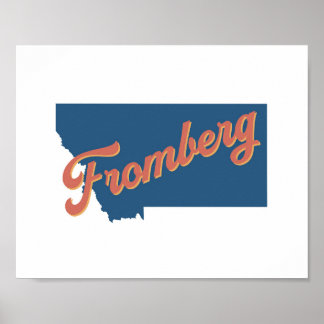 Fromberg, Montana-statspapper Poster