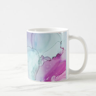 Fromhet - abstrakt bläckkonst av Karen Ruane Kaffemugg