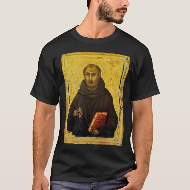 Fromma St Francis Niccolo di Segna Skjorta Tee Shirt (Framsida)