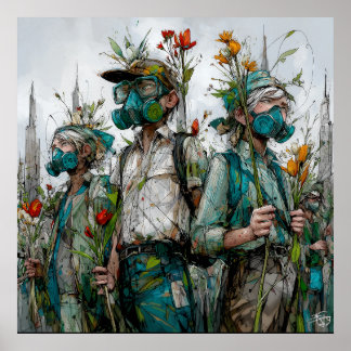 Frön av resistens - Solarpunk Poster