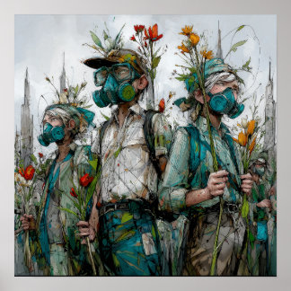 Frön av resistens - Solarpunk Poster