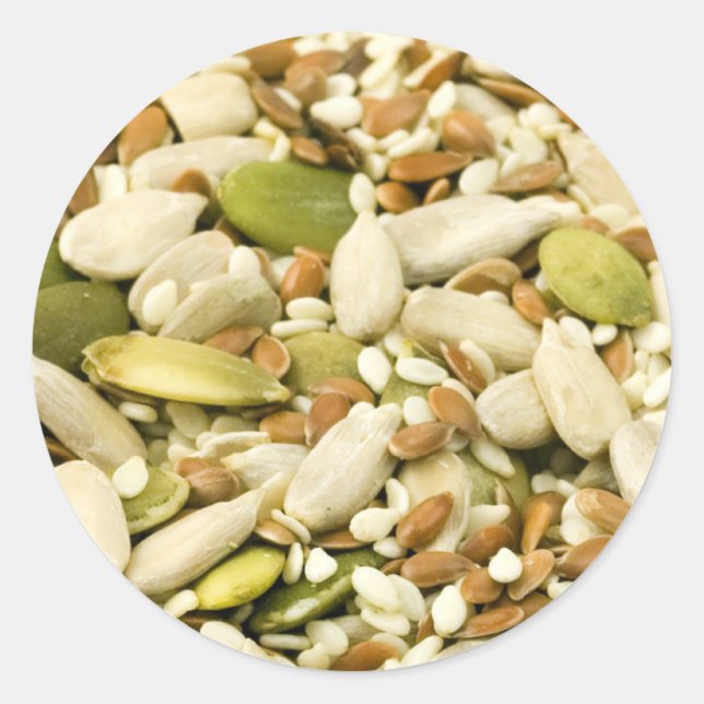 frön runt klistermärke (Framsida)