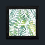 Frond Waltz - Handflatan Frond Löv Minnesask<br><div class="desc">Frond Waltz I av Grace Popp. Den har tropiska grejer i en vattenfärgsliknande stil.</div>