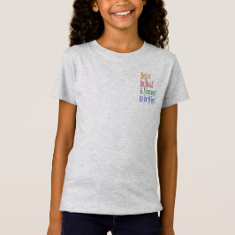 Front & Back - Magic Horace Quote Girls' Slim T Shirt