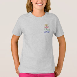 Front & Back - Magic Horace Quote Kids T-Shirt