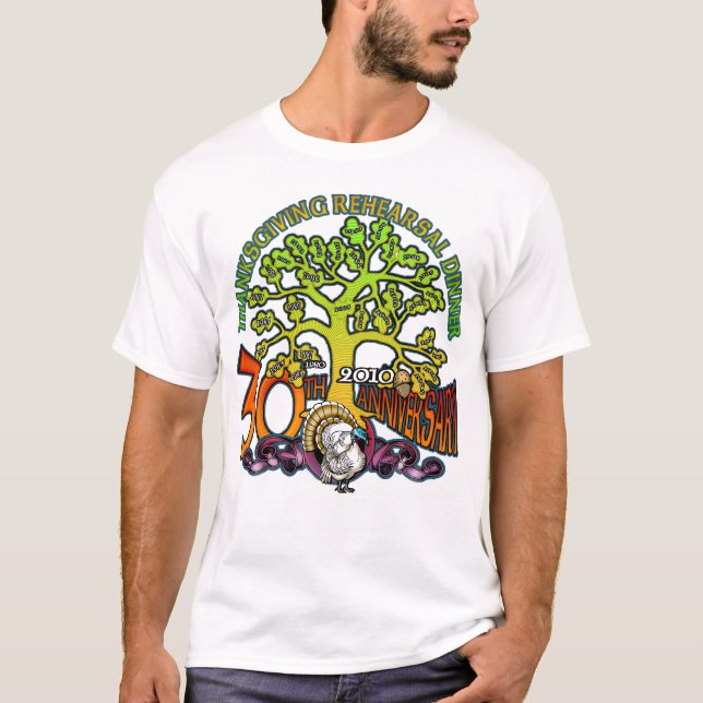 Front & Back - Thanksgiving Rehearsal Dinner Tee (Framsida)