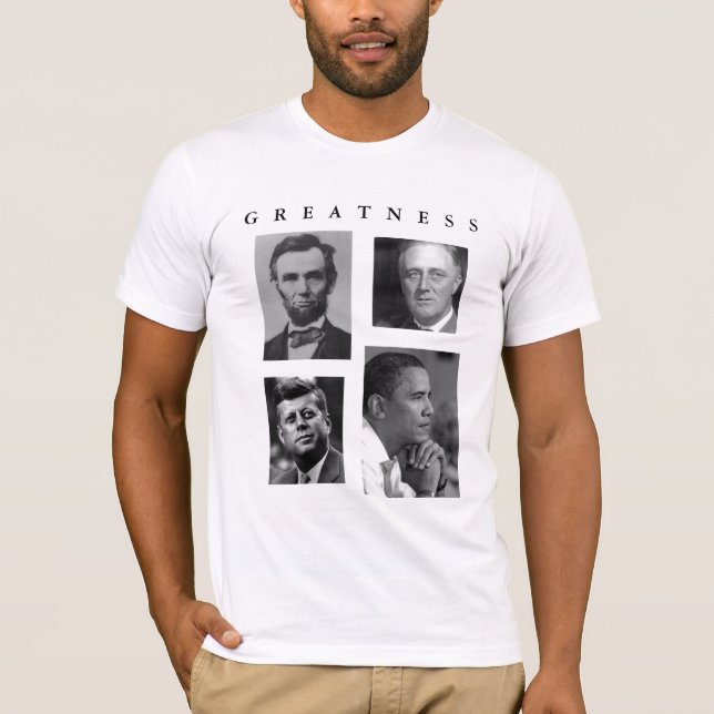FRONT-/BACKSTORHET med CITATIONSTECKNET   OBAMA Tröja (Framsida)