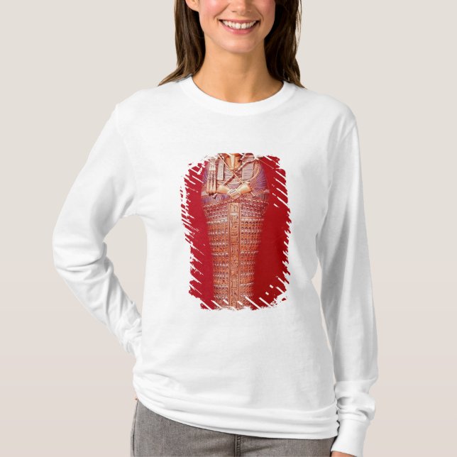 Front beskådar av en av de canopic kistorna tee shirt (Framsida)