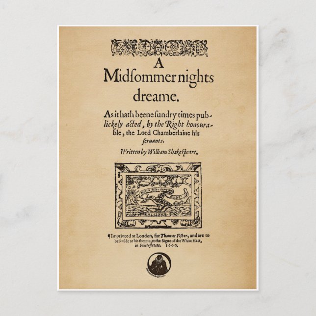 Front Biet till A Midsommar Nights Quarto Vykort (Framsida)