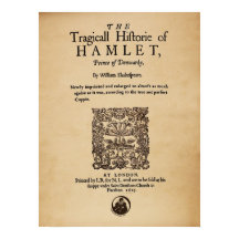 Front Biet till Hamlet Quarto (1605 version)