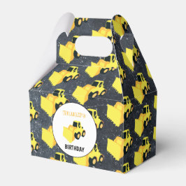 Front End Loader Construction Lastbil Birthday Presentaskar