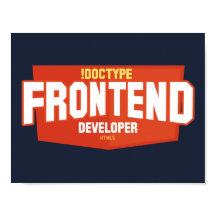 Front end-utvecklare poster