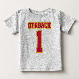 Front GRÅTT CRIMSON GULD Crewhead Football Outfit T-shirt