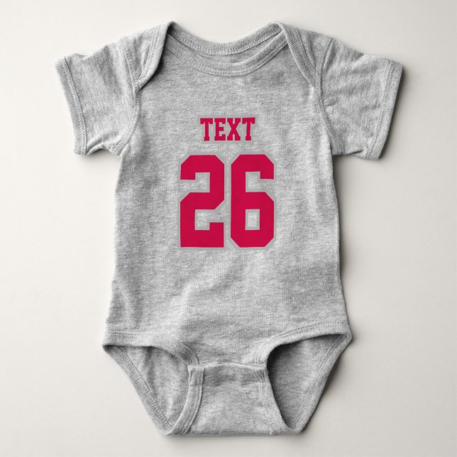 Front GRÅTT WHITE CRIMSON Crewnackfotbollsutrustni Tee (Framsida)