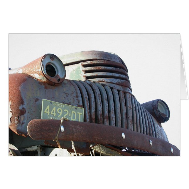 Front Grill, 54 Chevy Hälsningskort (Framsidan Horizontal)