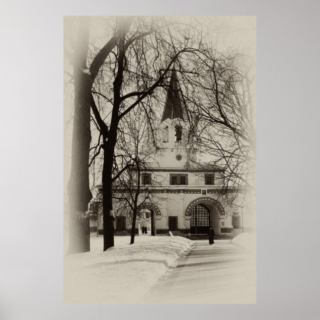 Front Grind i Moskva gods museum-reserve Kolomen Poster (Framsidan)