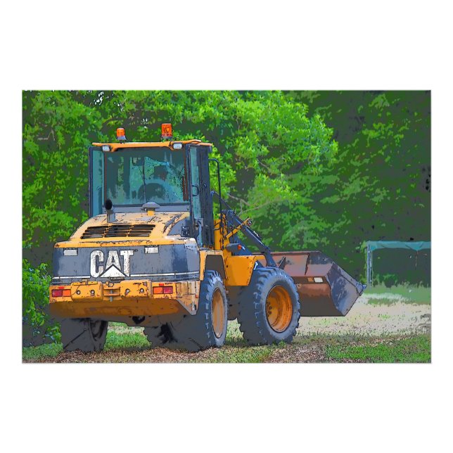 FRONT LOADER FARM EQUIPTMENT AUSTRALIA ART PHOTO FOTOTRYCK (Framsidan)